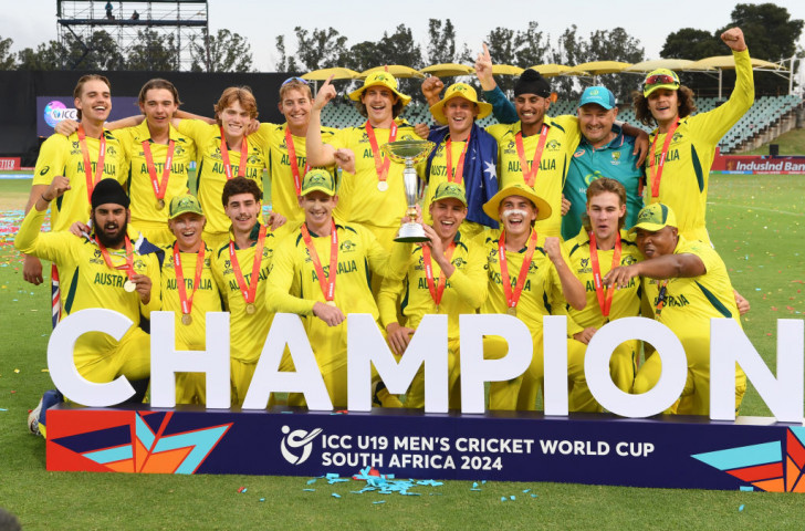 Australia, four-time U-19 Cricket World Cup champion. GETTY IMAGES