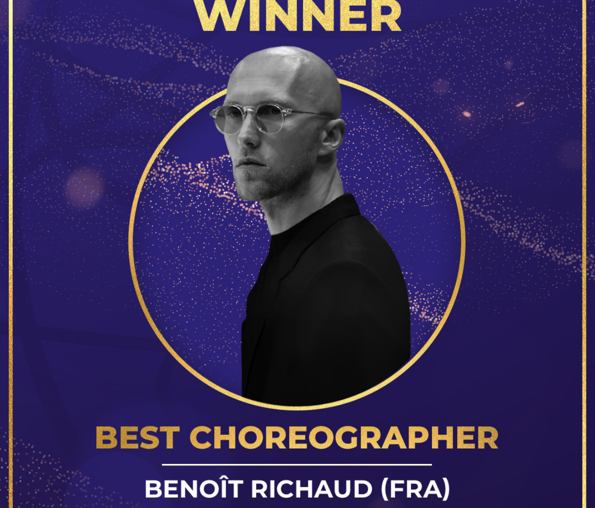 France's Benoit Richaud, best choreographer in 2023. ISU