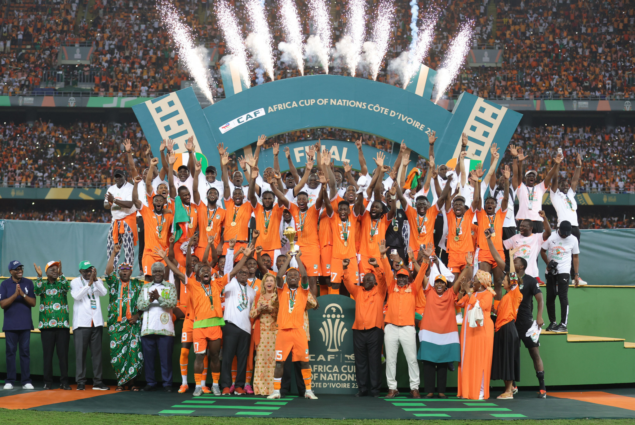Ivory Coast is the new African champion. CAF