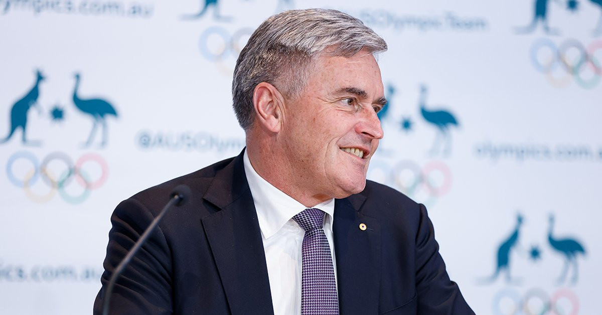 Australian Olympic Committee President Ian Chesterman. AUS OLYMPIC TEAM