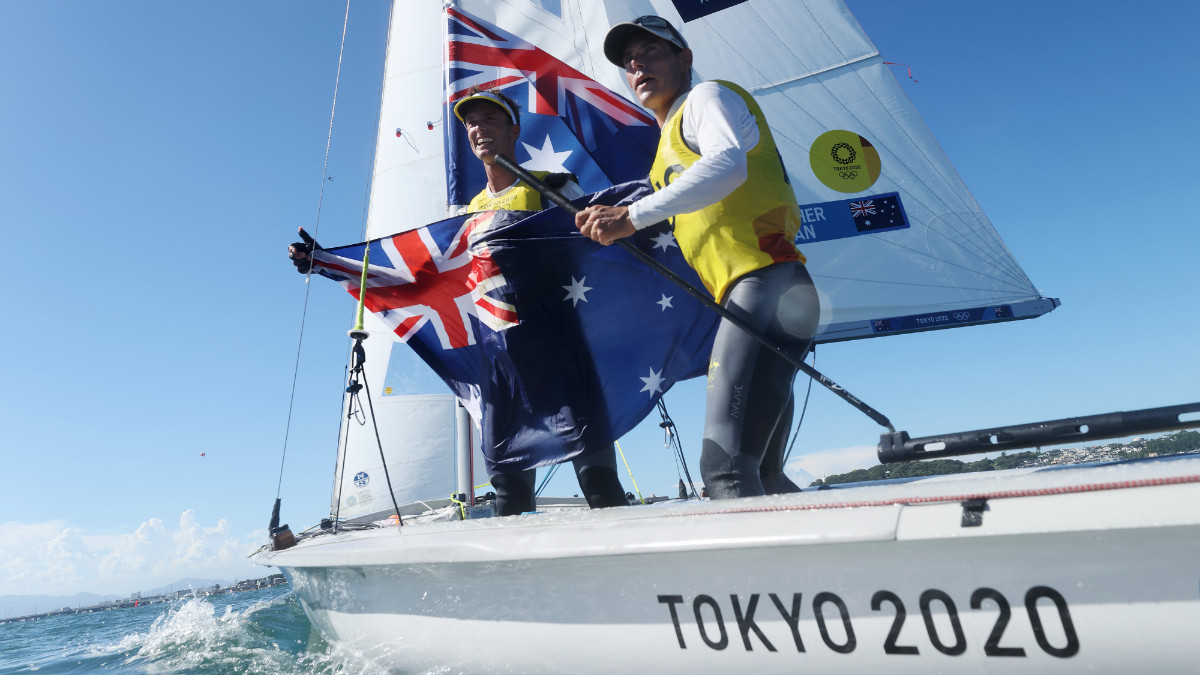 Australia's Mathew Belcher
Will Ryan are the reigning Olympic 470 champions. GETTY IMAGES