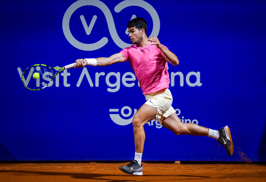 Carlos Alcaraz will defend his title in Buenos Aires. GETTY IMAGES