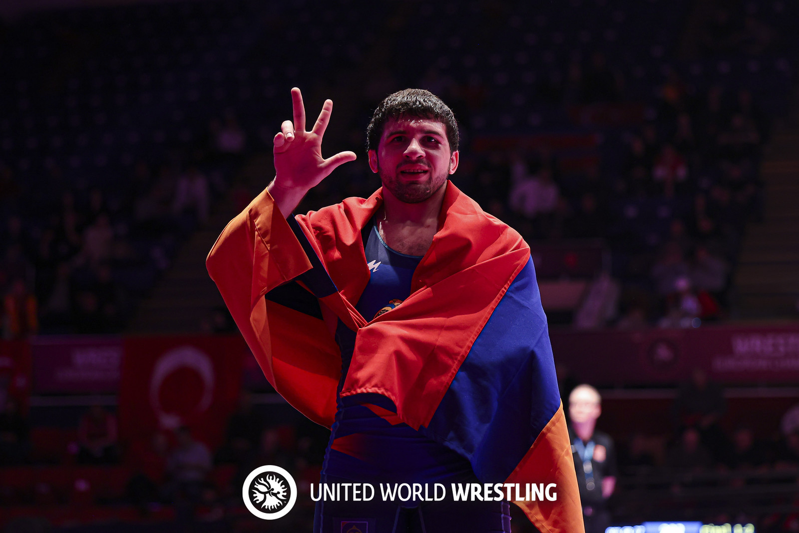 Makhas Amoyan is a three-time European champion. UWW
