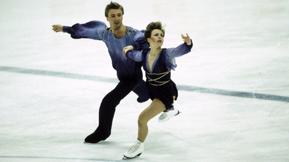 Torvill and Dean delivered an astonishing performance at the 1984 Winter Olympics. GETTY IMAGES