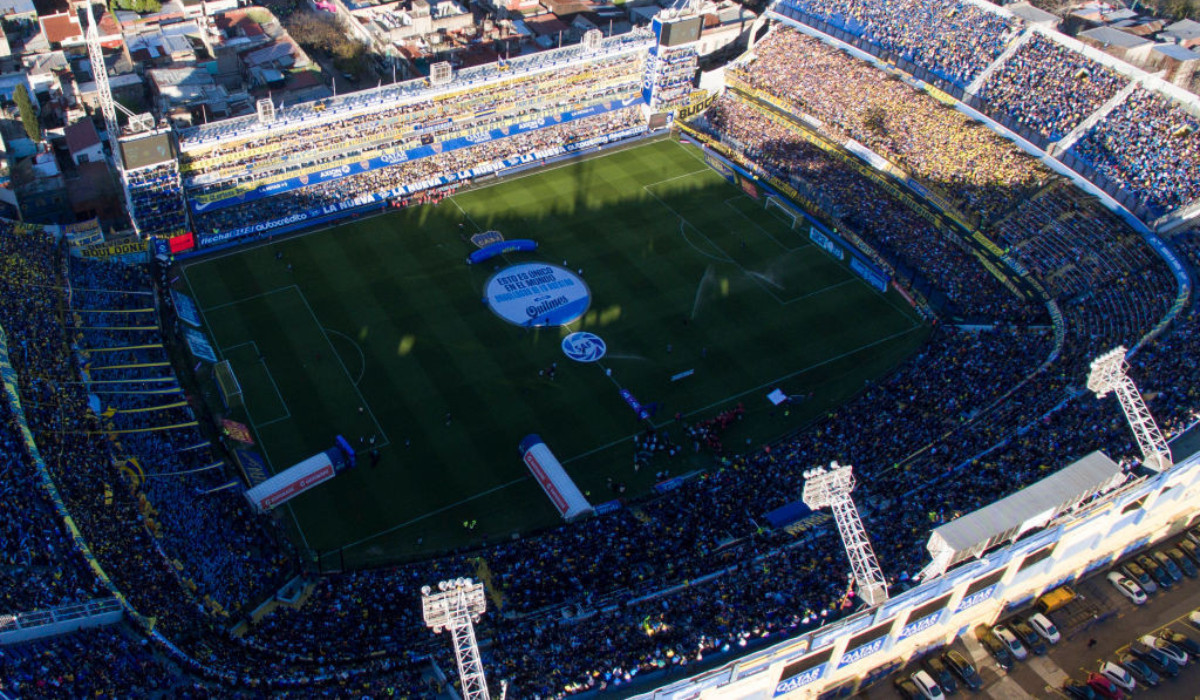 La Bombonera, another stadium that could host the Copa Libertadores final in Buenos Aires. GETTY IMAGES