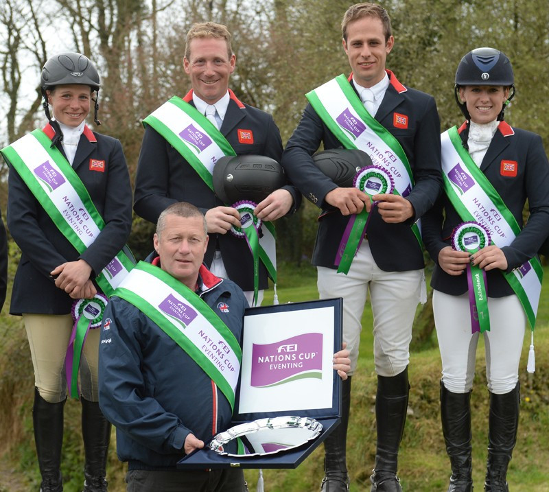 Great Britain made it three wins in a row at the Ballindenisk leg of the FEI Nations Cup Eventing as hosts Ireland took the runners-up spot ahead of France ©Tony Parkes/FEI