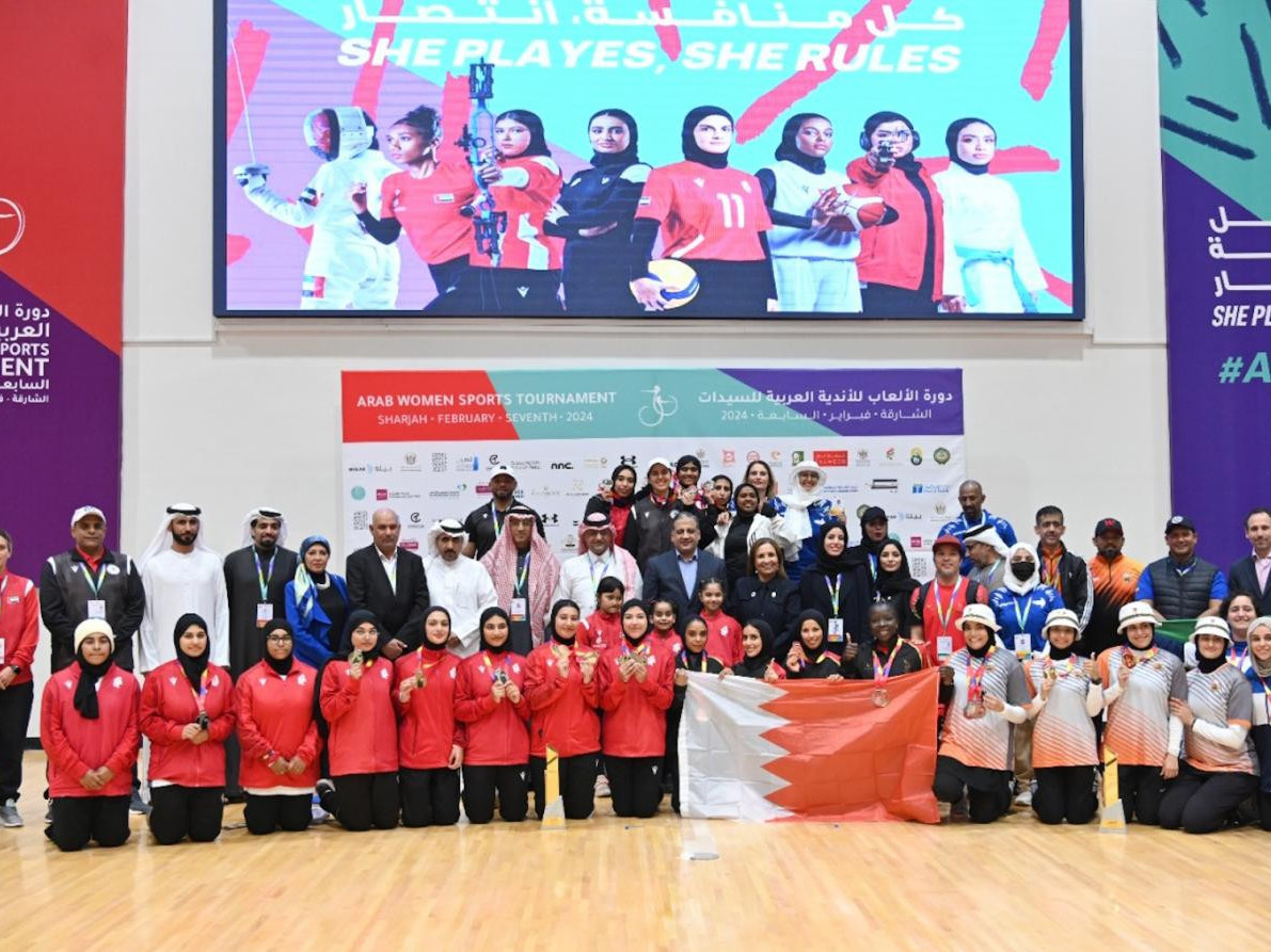 Bahrain to top the Arab Women's Club Tournament with 15 gold medals