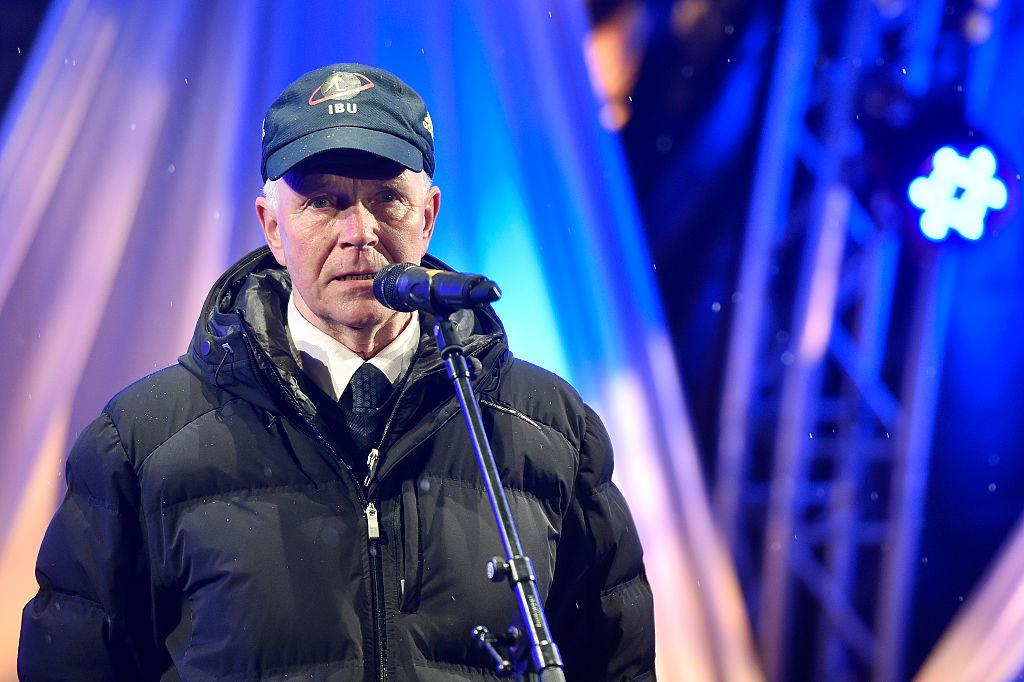 Anders Besseberg was the global head of biathlon from 1993 to 2018. GETTY IMAGES