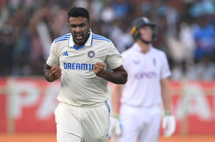 India off-spinner Ravichandran Ashwin makes history. GETTY IMAGES