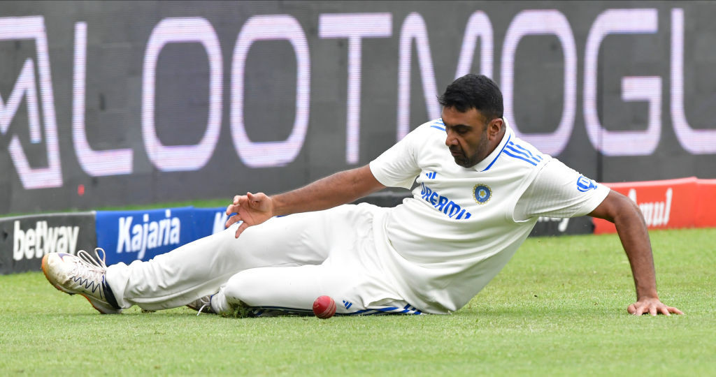 Ravichandran Ashwin became the ninth bowler to reach 500 wickets. GETTY IMAGES