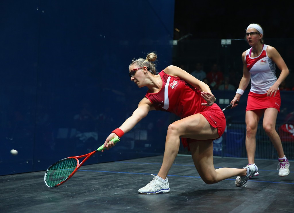 World number one Laura Massaro survived a scare as she recovered from a game down to beat Mexican qualifier Samantha Teran ©Getty Images
