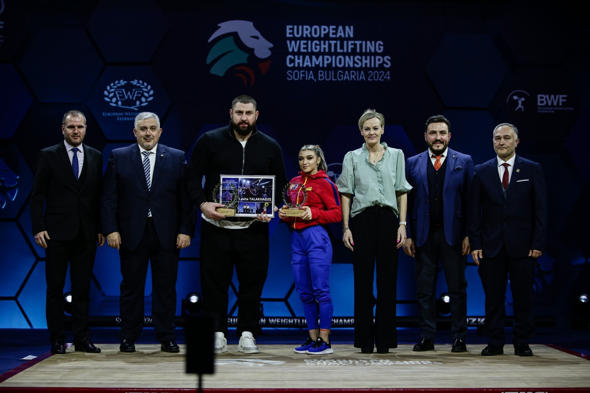 Talakhadze and Cambei named best weightlifters for 2023 by AIPS Europe and EWF