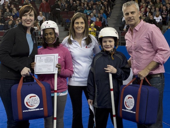 A programme aimed at introducing children across Canada to the sport of curling has celebrated the milestone of attracting its one-millionth participant during an on-ice ceremony at TD Place Stadium in Ottawa ©Curling Canada