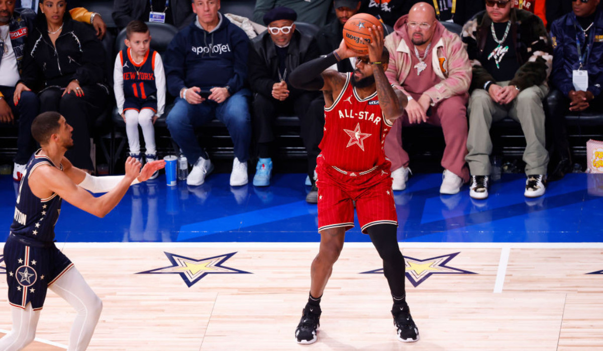 LeBron James became the player with the most All-Star appearances with 20. GETTY IMAGES