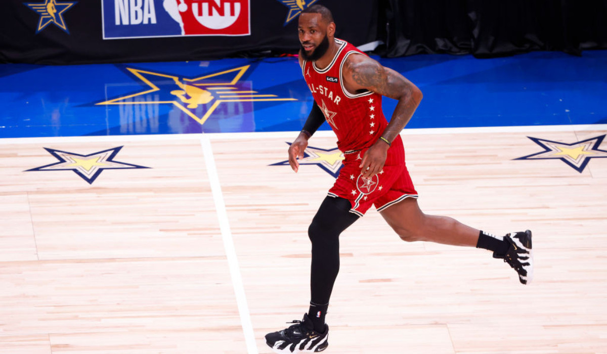 LeBron James completed his 20th All-Star appearance. GETTY IMAGES