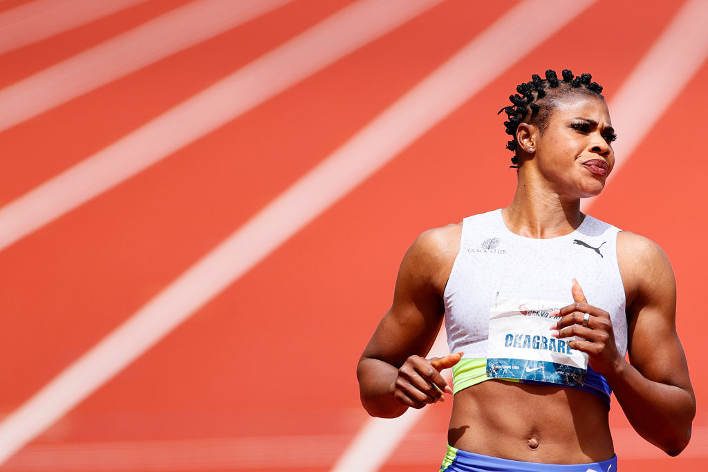 Okagbare was banned for ten years after testing positive. GETTY IMAGES