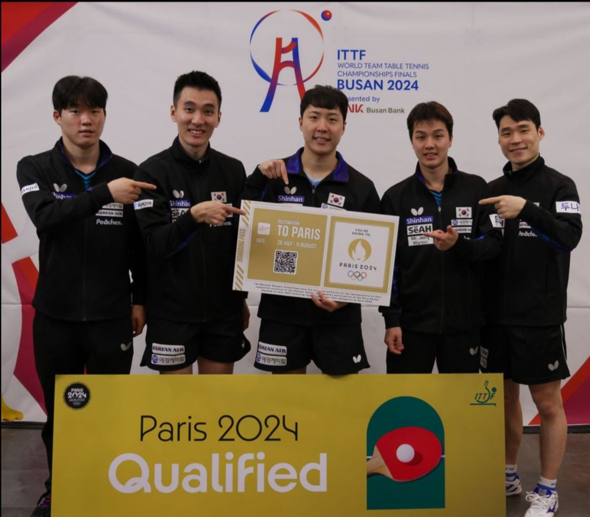 Paris 2024 qualifiers announced at Busan qualifying tournament