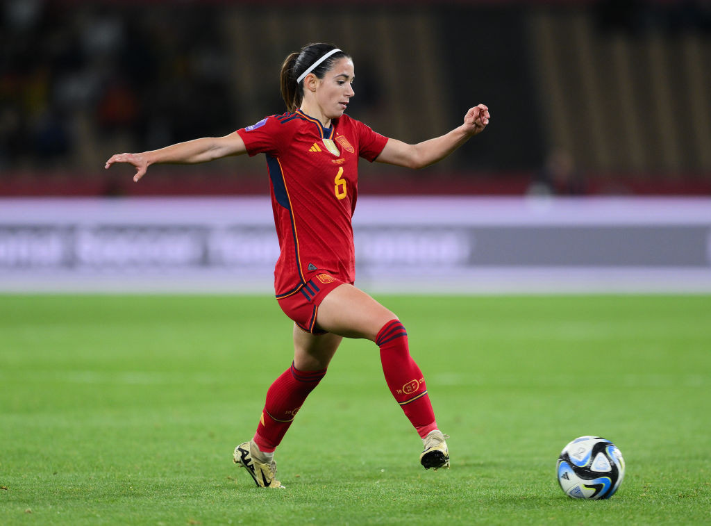 Aitana Bonmati scored Spain's second goal in Seville. GETTY IMAGES