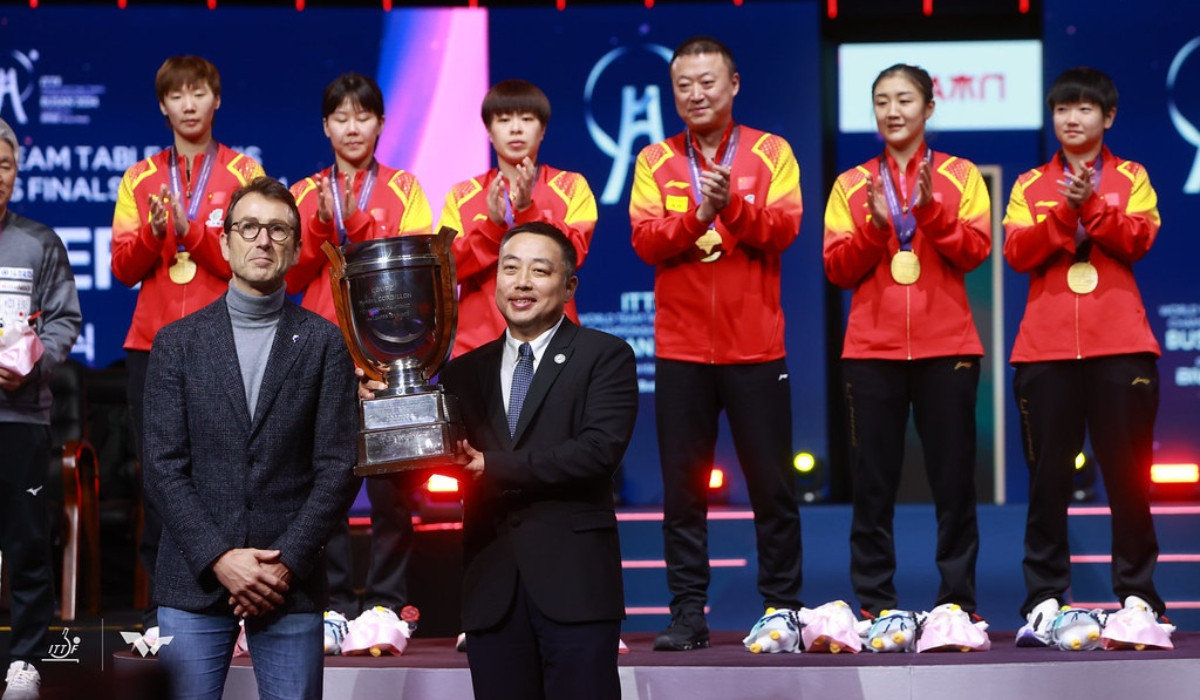 China celebrated another world title. ITTF