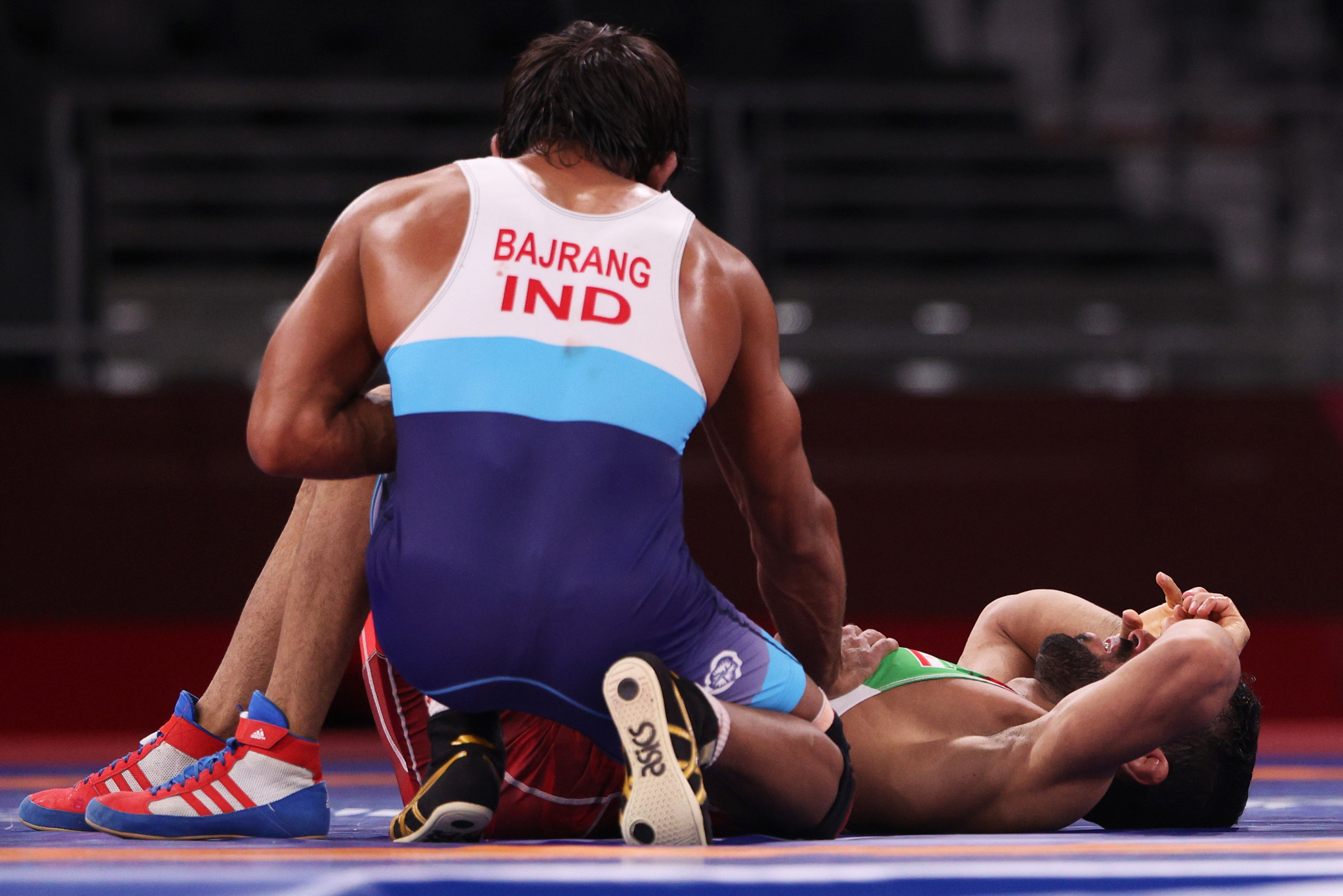 Bajrang Punia won a bronze medal in the men's 65kg category at Tokyo 2020. GETTY IMAGES