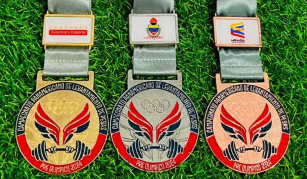 Medals at the 2024 Pan American Weightlifting Championships. PANM PESAS 2024
