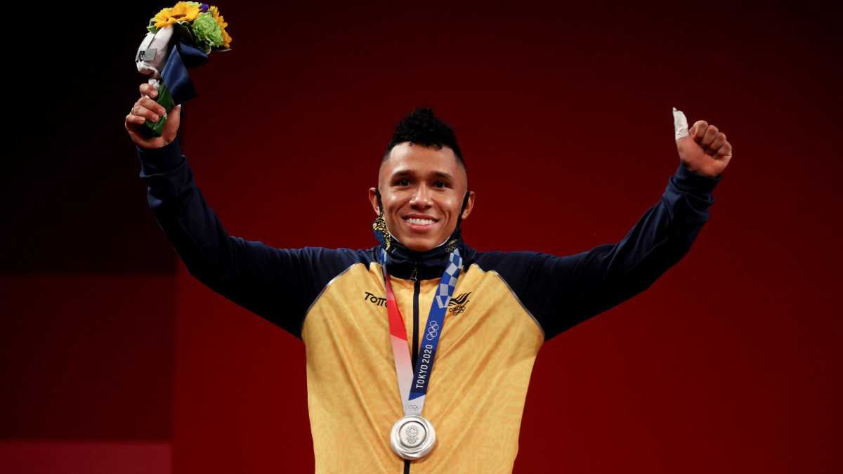 Tokyo 2020 silver medallist Luis Javier Mosquera of Colombia won -73kg gold at the PanAm Championships. GETTY IMAGES