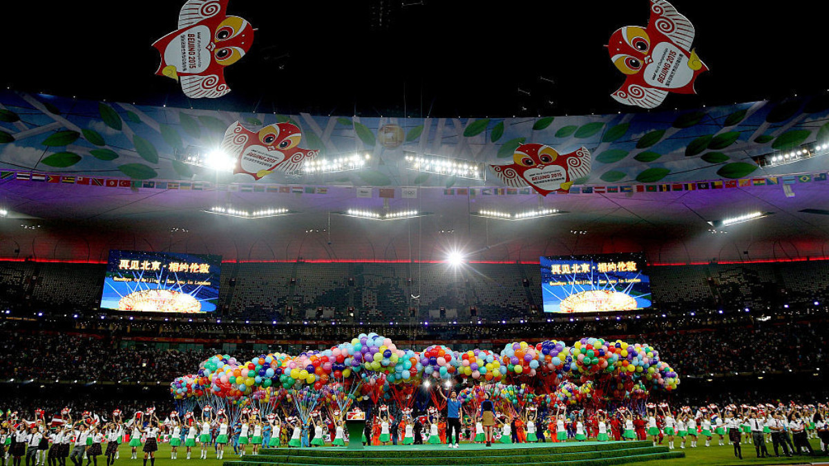 Closing ceremony of the 15th World Athletics Championships Beijing 2015. GETTY IMAGES
