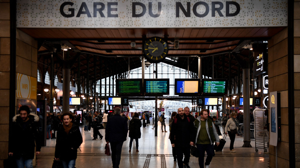 Gare du Nord is one of the main centres of daily life in Paris. GETTY IMAGES