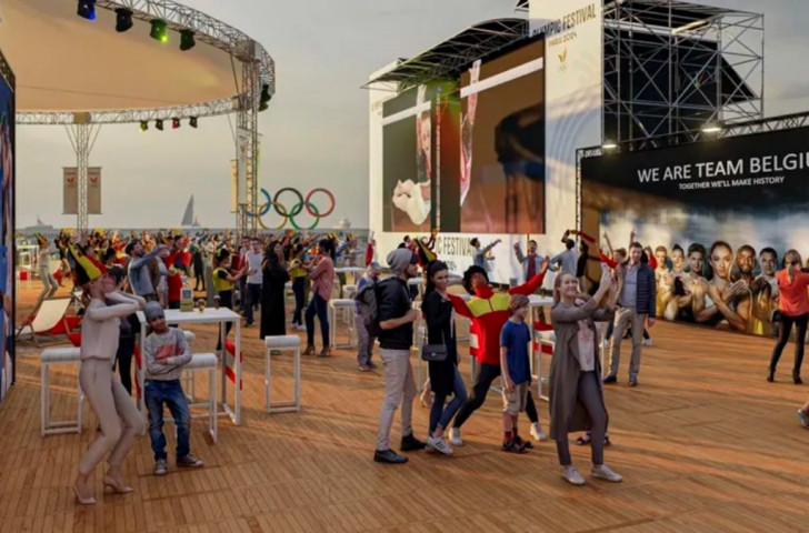 Middelkerke beach to become the Belgian sports hub for Paris 2024