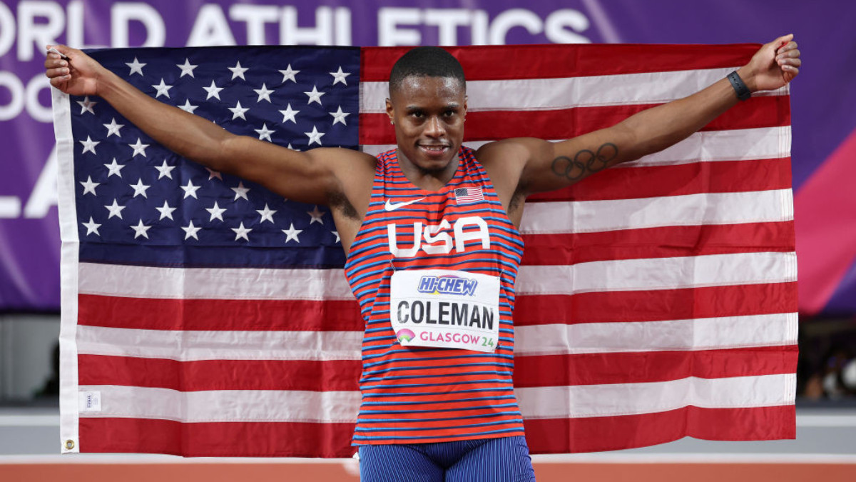 Coleman beats Lyles to claim second World Indoor 60m gold