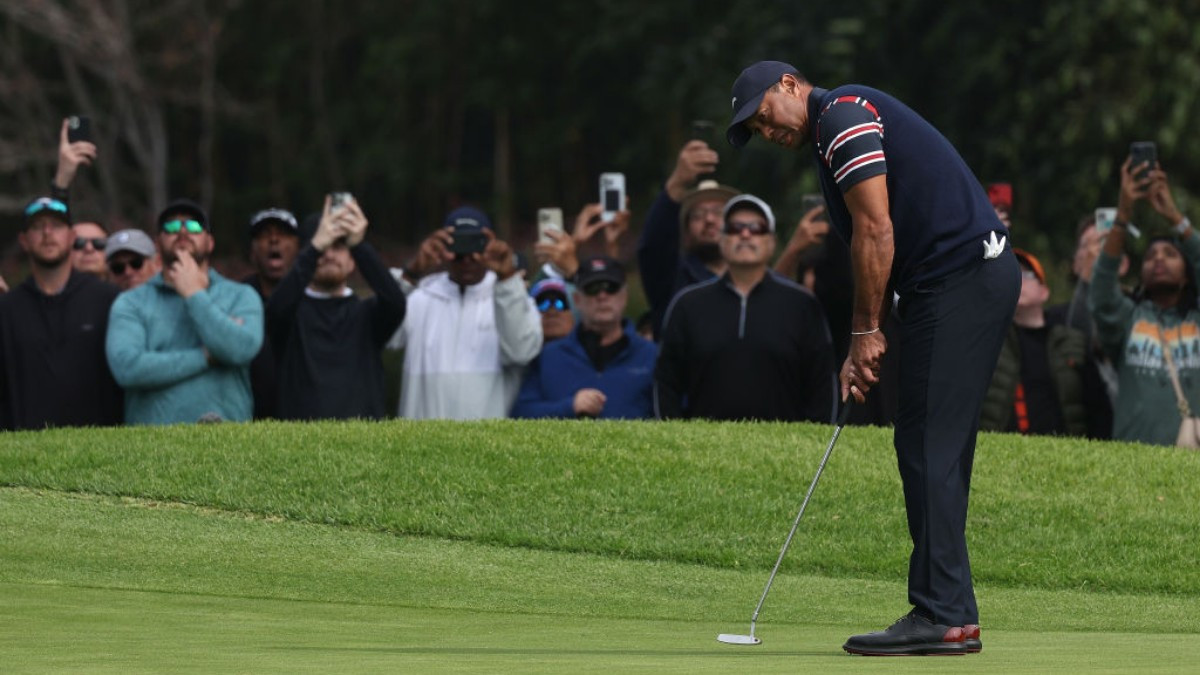 Woods returned to competitive golf in January after undergoing ankle surgery. GETTY IMAGES