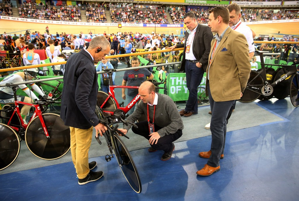 The UCI conducted 274 bike checks at the Track World Championships in London last month ©Getty Images