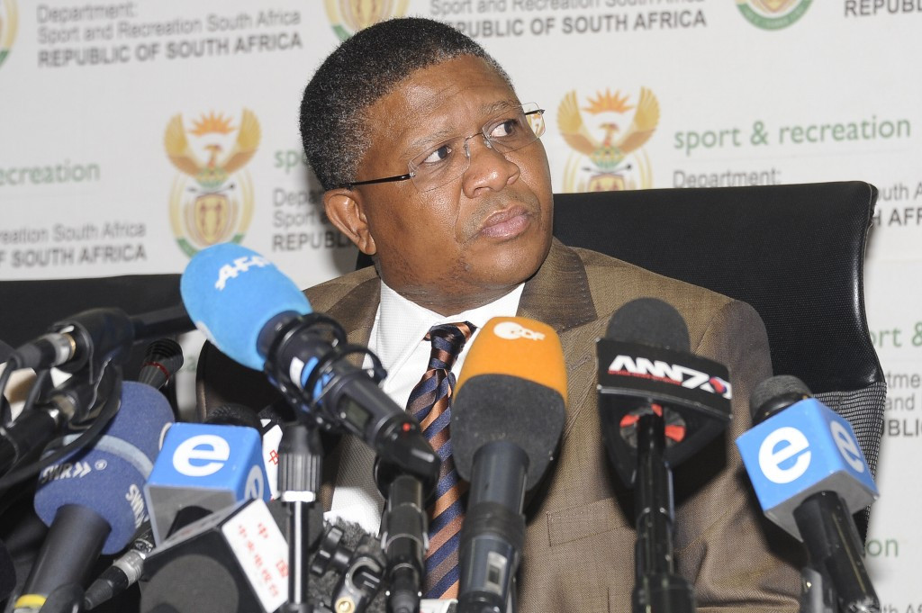 South Africa's Sports Minister Fikile Mbalula banned the four Federations representing athletics, cricket, netball and rugby from hosting events for their perceived lack of work in incorporating black players ©Getty Images