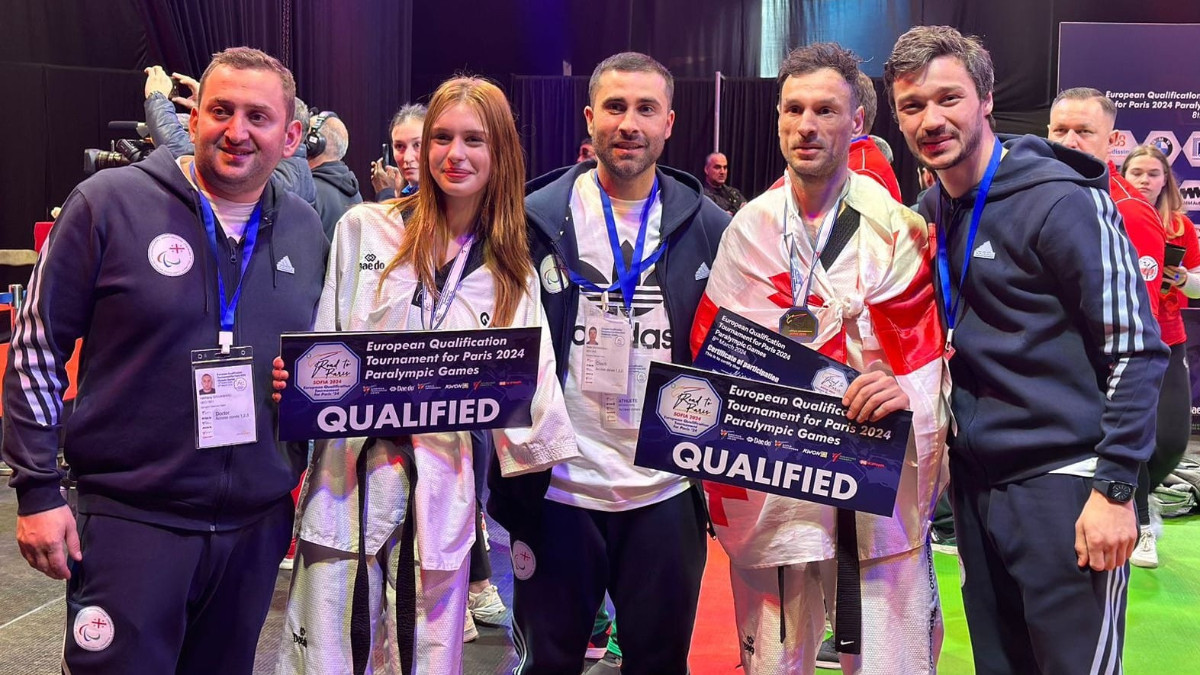 Georgia with two Olympic licences in Para-Taekwondo. GEORGIAN PARALYMPIC COMMITTEE