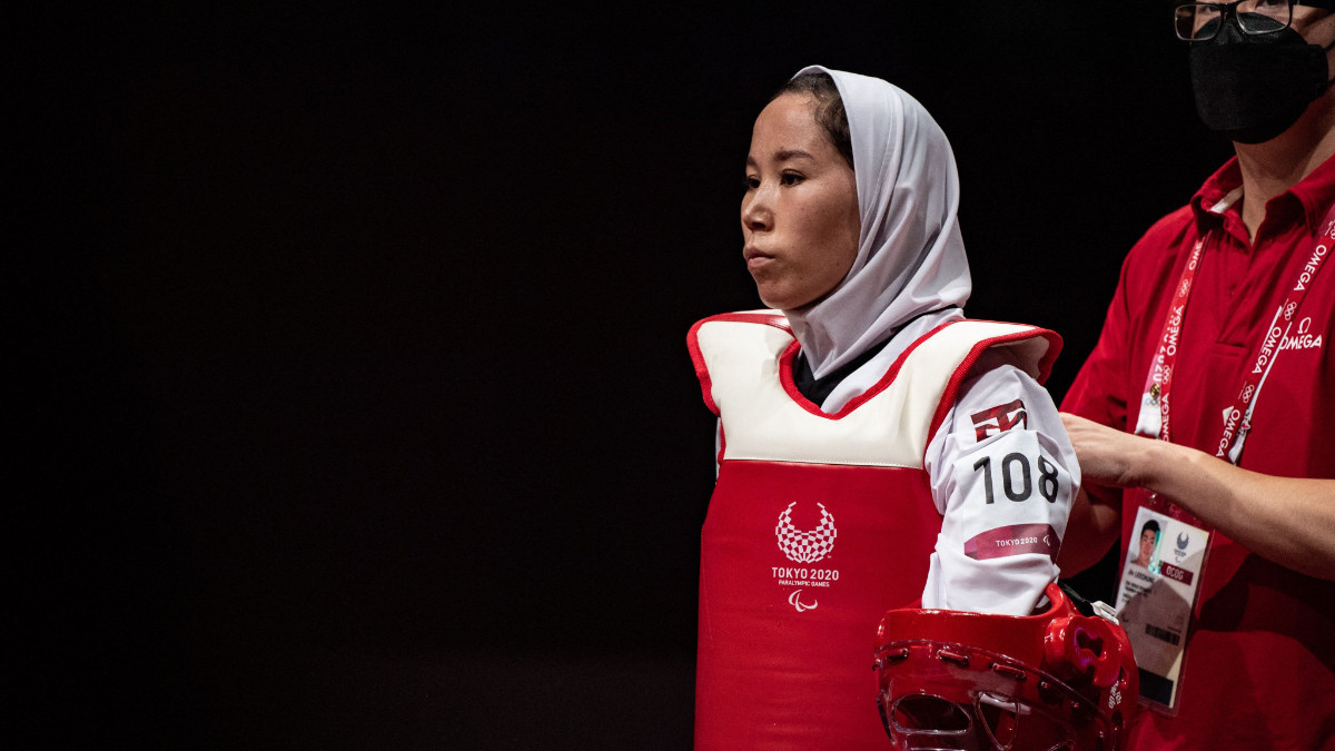 Zakia Khudadadi will be competing in her second Paralympic Games. GETTY IMAGES