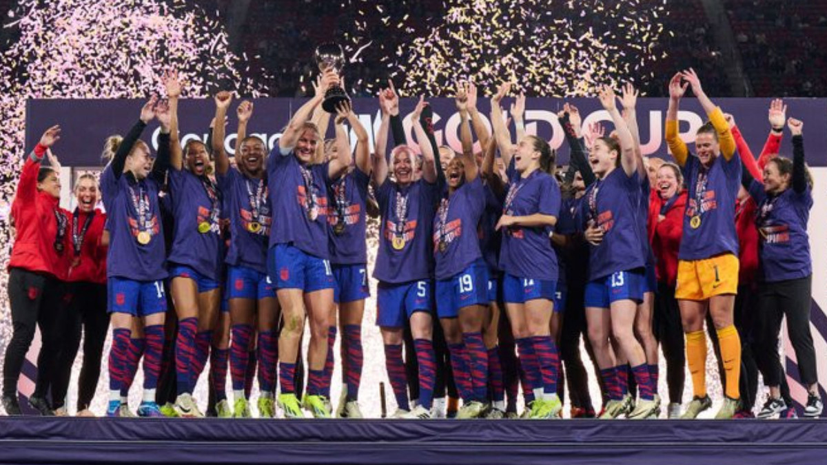 United States defeat Brazil to win the Women's Gold Cup. WGOLDCUP