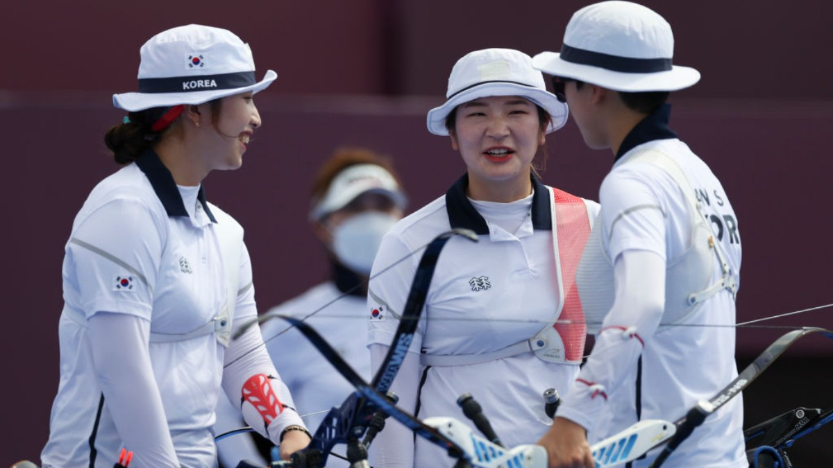 The South Korean women's team is one of the strongest in the world. GETTY IMAGES

