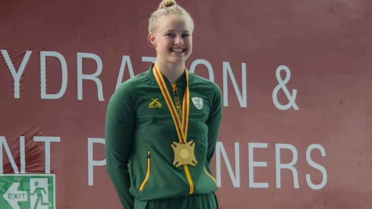 South Africa's Caitlin De Lange has won four golds and a silver at Ghana 2023. TEAM SOUTH AFRICA