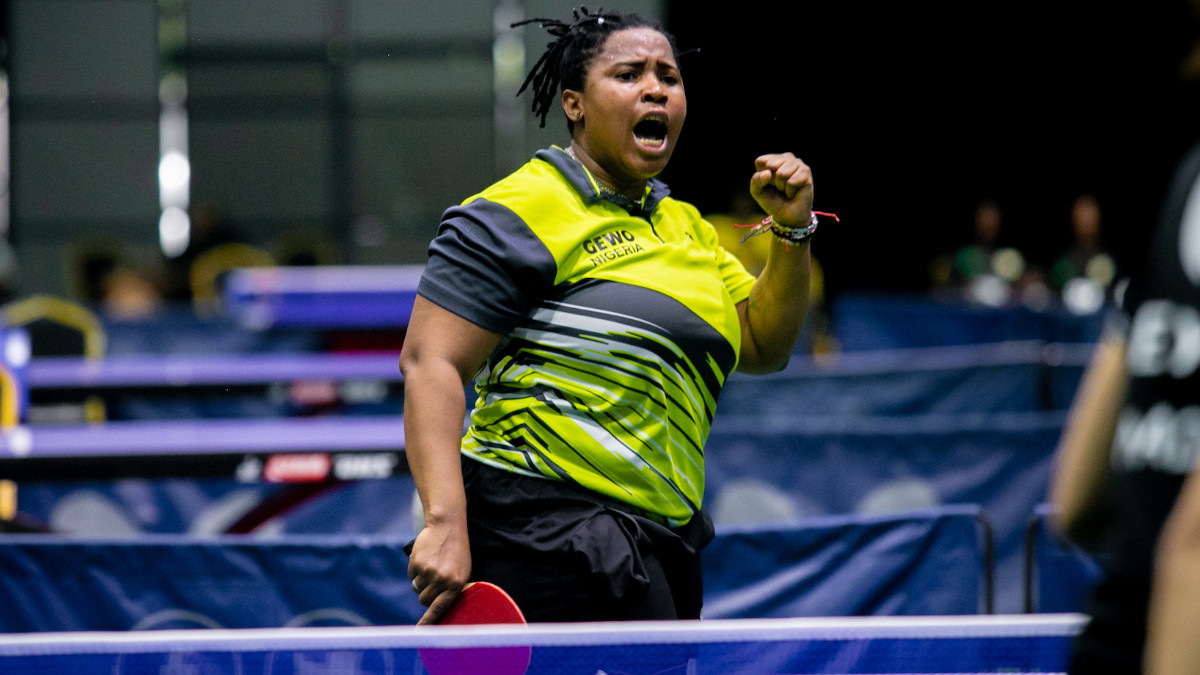 Nigeria's Offiong Edem won three medals at the African Games. ITTF