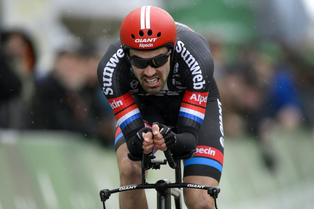 Tom Dumoulin was forced to settle for second in the Tour de Romandie prologue
