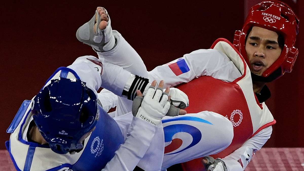 Kurt Barboza (red) is aiming to qualify for his second consecutive Olympic Games. GETTY IMAGES