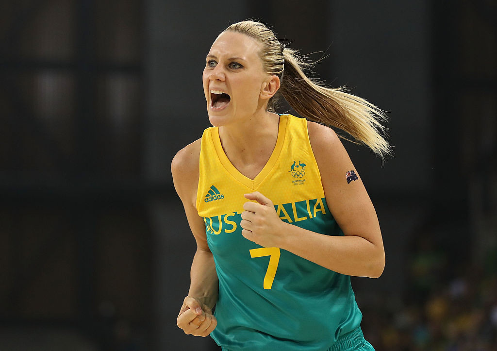 Penny Taylor, alongside Carmelo Anthony, will be responsible for revealing the groups for Paris 2024. GETTY IMAGES