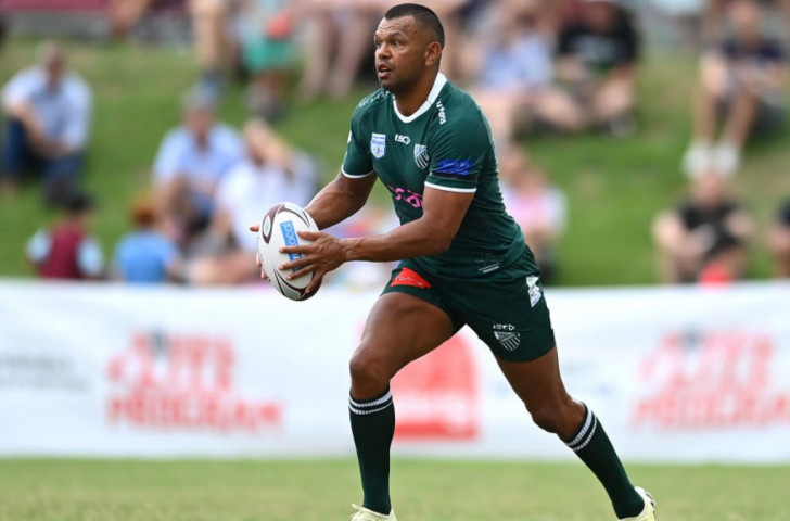 Kurtley Beale, cleared of sexual assault, returns to rugby one year later. GETTY IMAGES