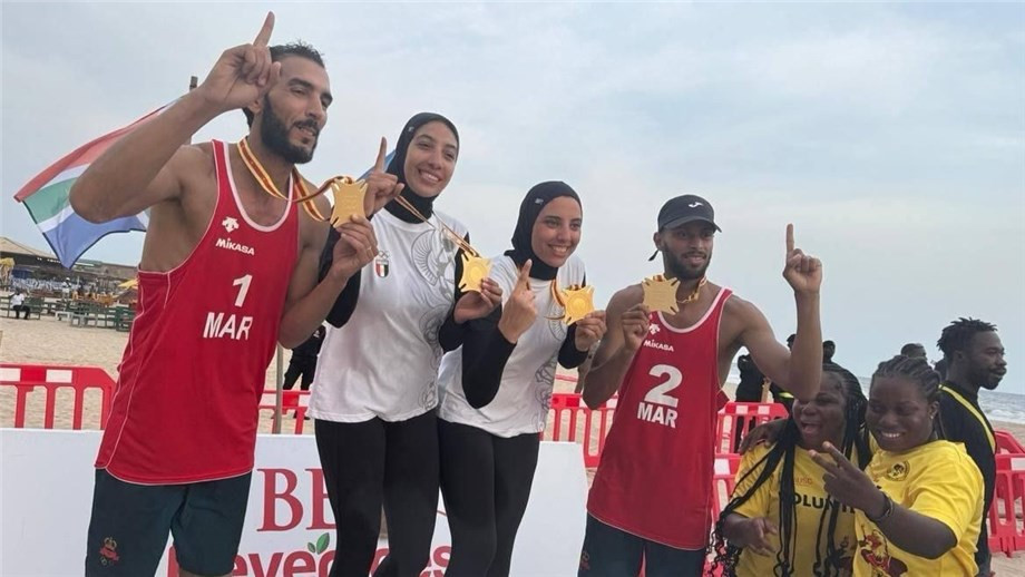 Beach volleyball titles for Egypt and Morocco at African Games