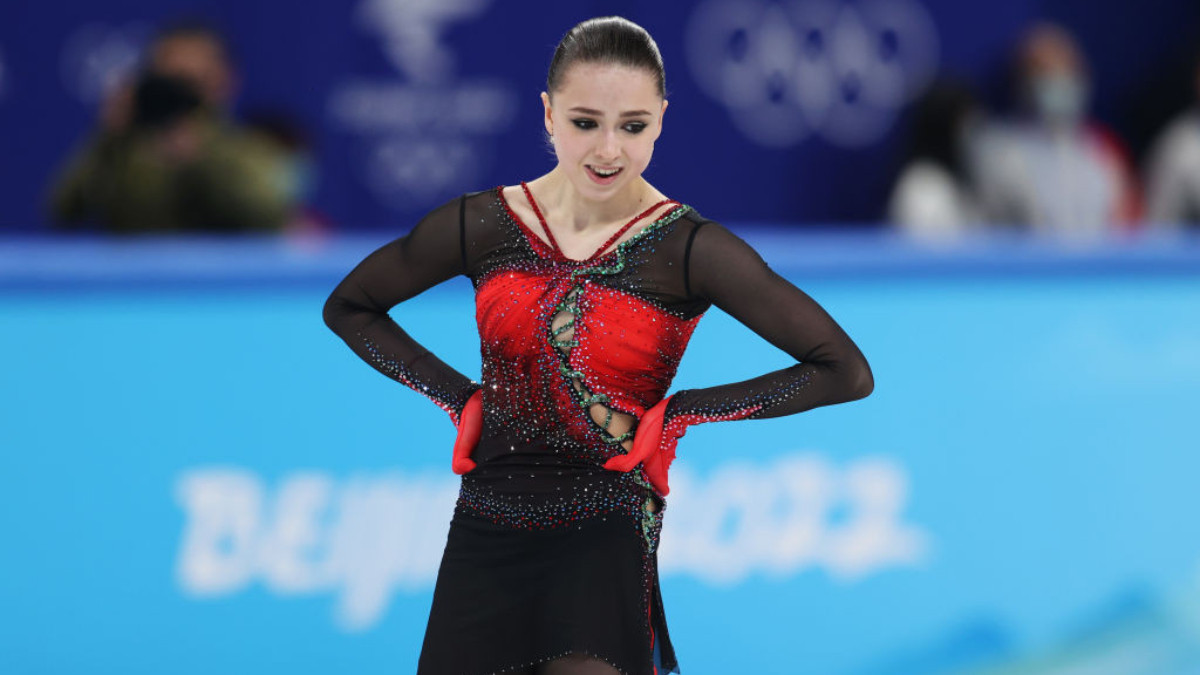 Kamila Valieva at the Beijing 2022 Winter Olympic Games. GETTY IMAGES
