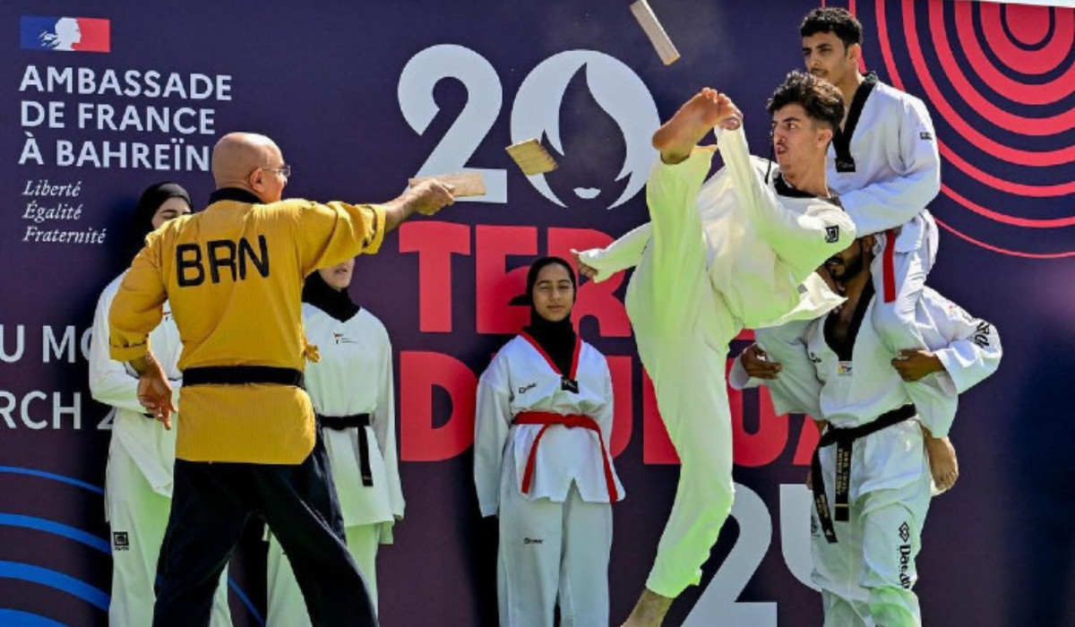 Karate demonstration at the event. INSTAGRAM / BAHRAIN OLYMPIC COMMITTEE