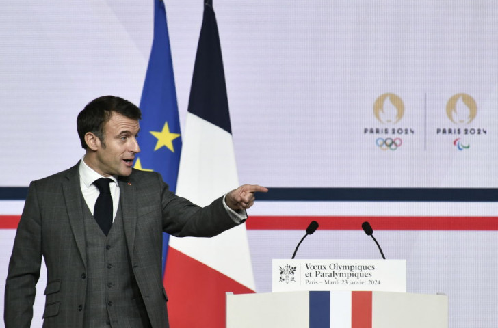Russia will be asked to respect ceasefire during Paris Olympics, says French President Macron. GETTY IMAGES