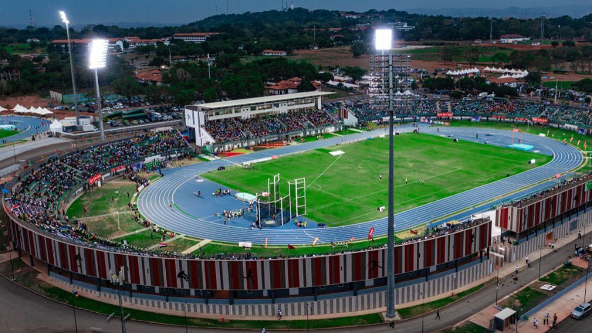 The Legon Sports Stadium is hosting athletics at Accra 2023. AFRICAN GAMES