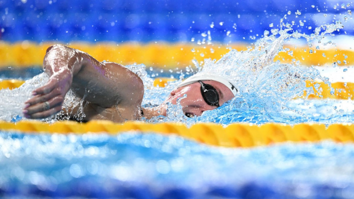 The swimmer Anastasiia Kirpichnikova has changed her nationality from Russian to French. GETTY IMAGES