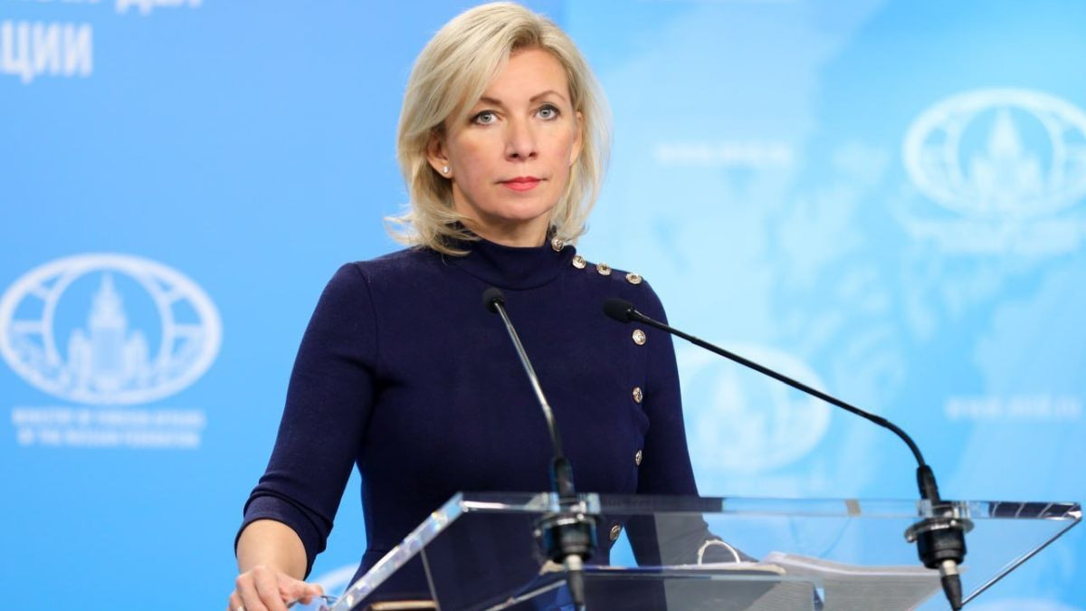 Russian Foreign Ministry spokeswoman Maria Zakharova. 